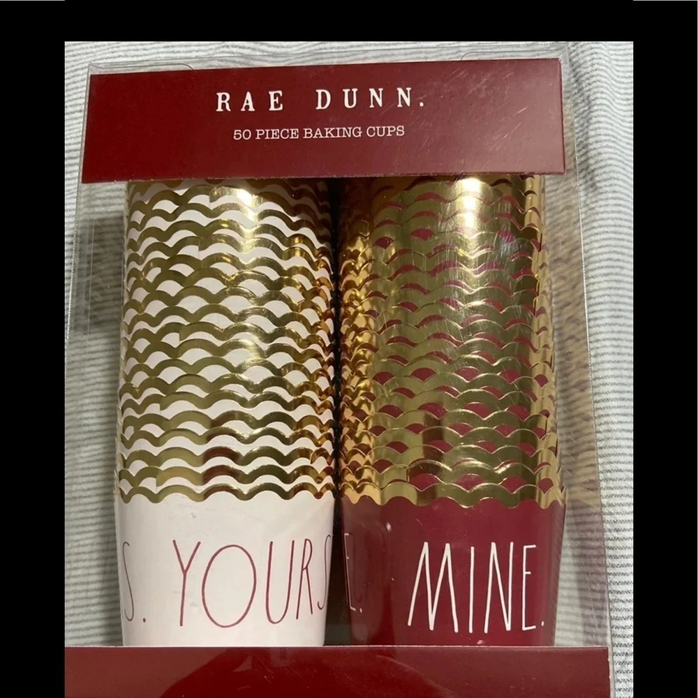 Rae Dunn 50 Piece Baking Cups Yours Mine